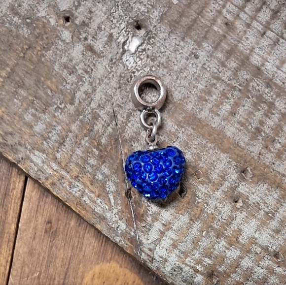 DaVinci Beads Birthstone Heart Dangle Charm - Picture 2 of 4